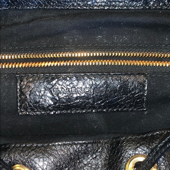 Balenciaga Black Lambskin Leather Backpack - Picture 3 of 3